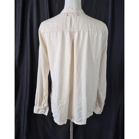Xirena Womens *In CREAM* Graycen Cotton Button Down Blouse Top XS - Picture 7 of 9